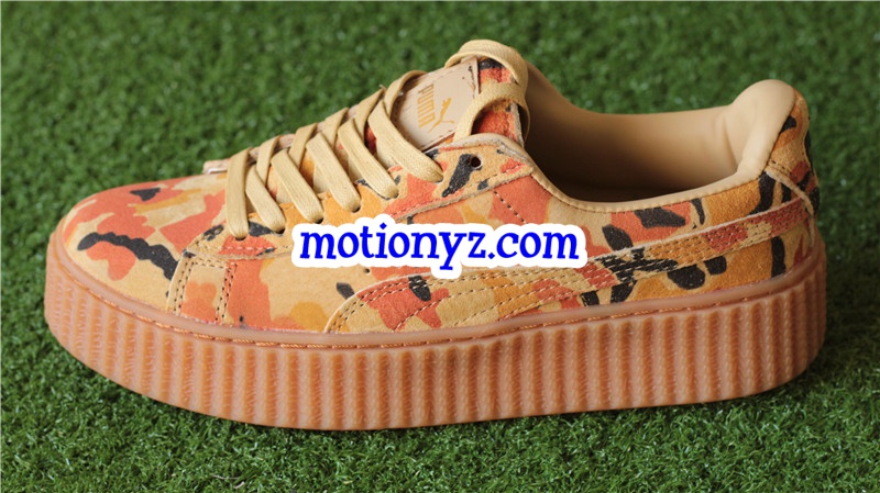 Puma Fenty Rihanna Creeper Low Camo Brown